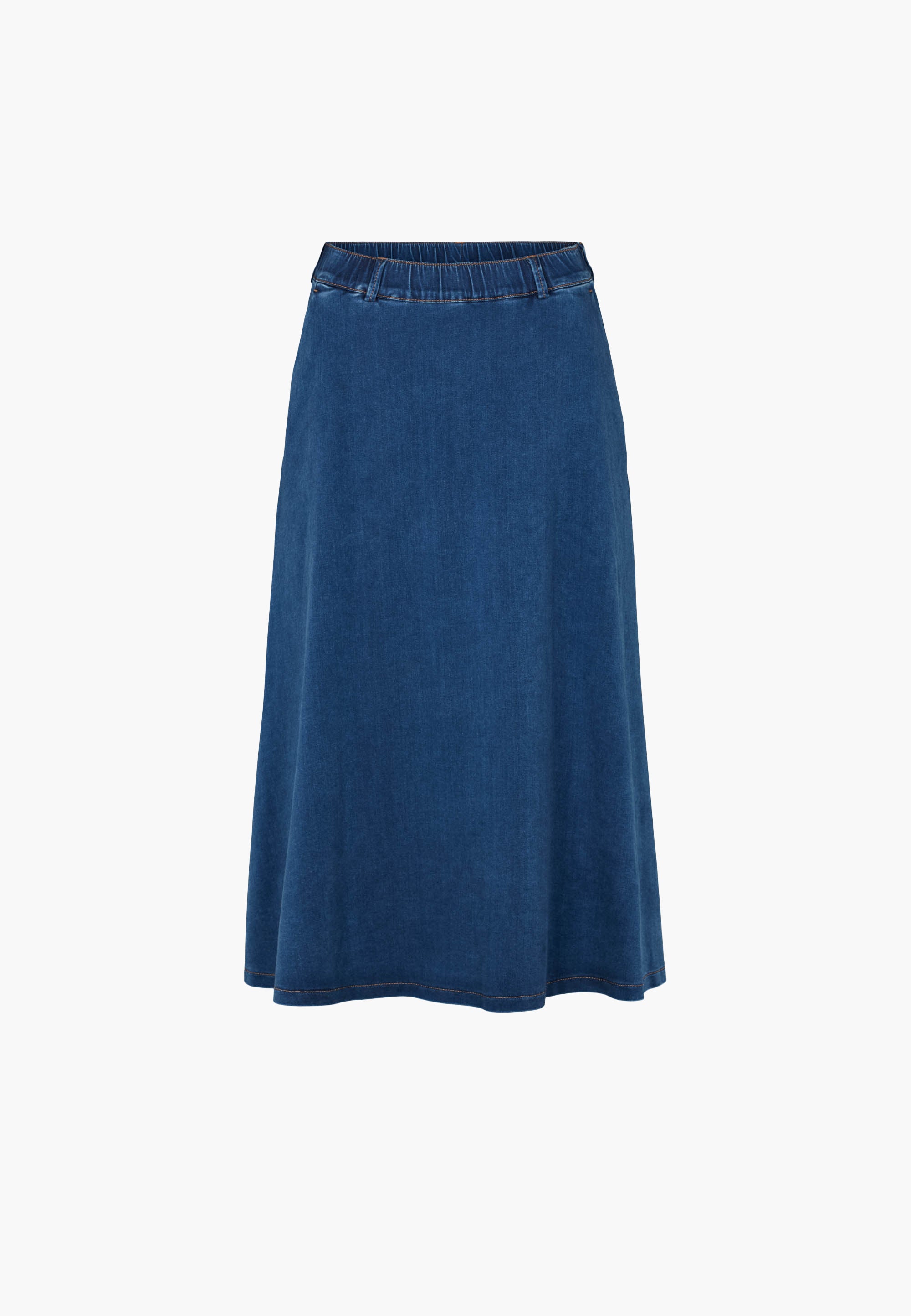 LAURIE  Asta Skirt - 80 cm Skirts 44506 Medium Blue Denim