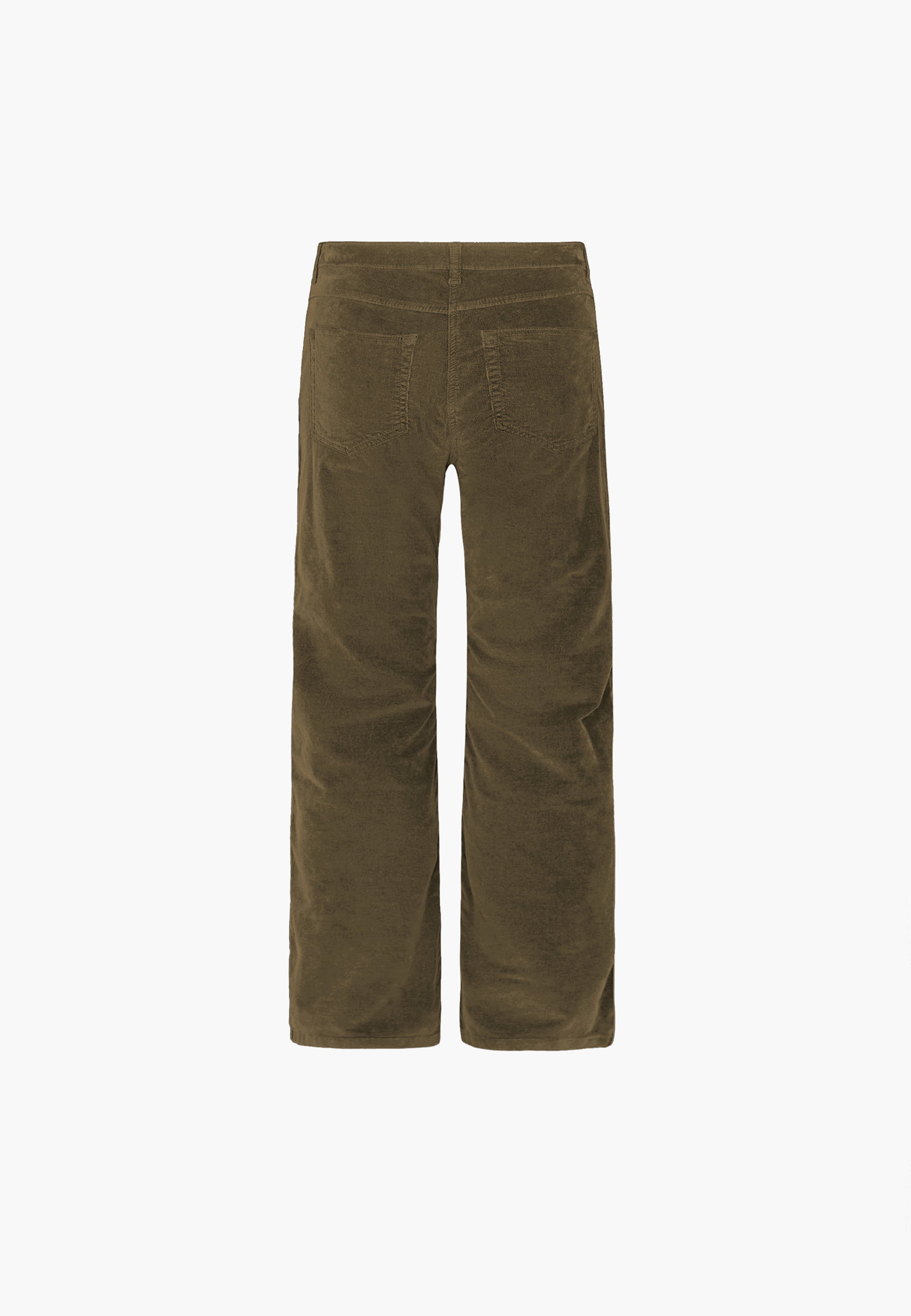 LAURIE  Carol Loose Fløyel - Medium Length Trousers LOOSE 58900 Dark Olive