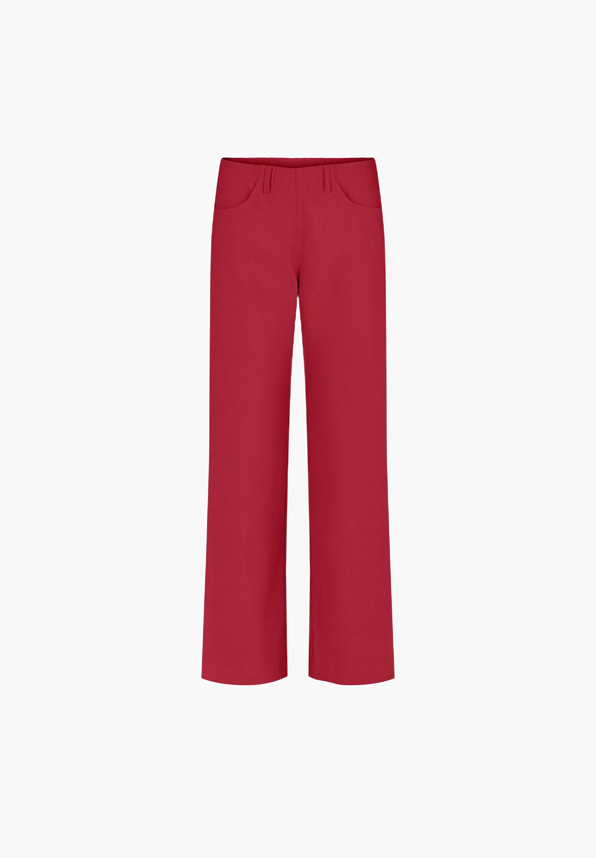 LAURIE  Donna Loose - Medium Length Trousers LOOSE 61000 Deep Red