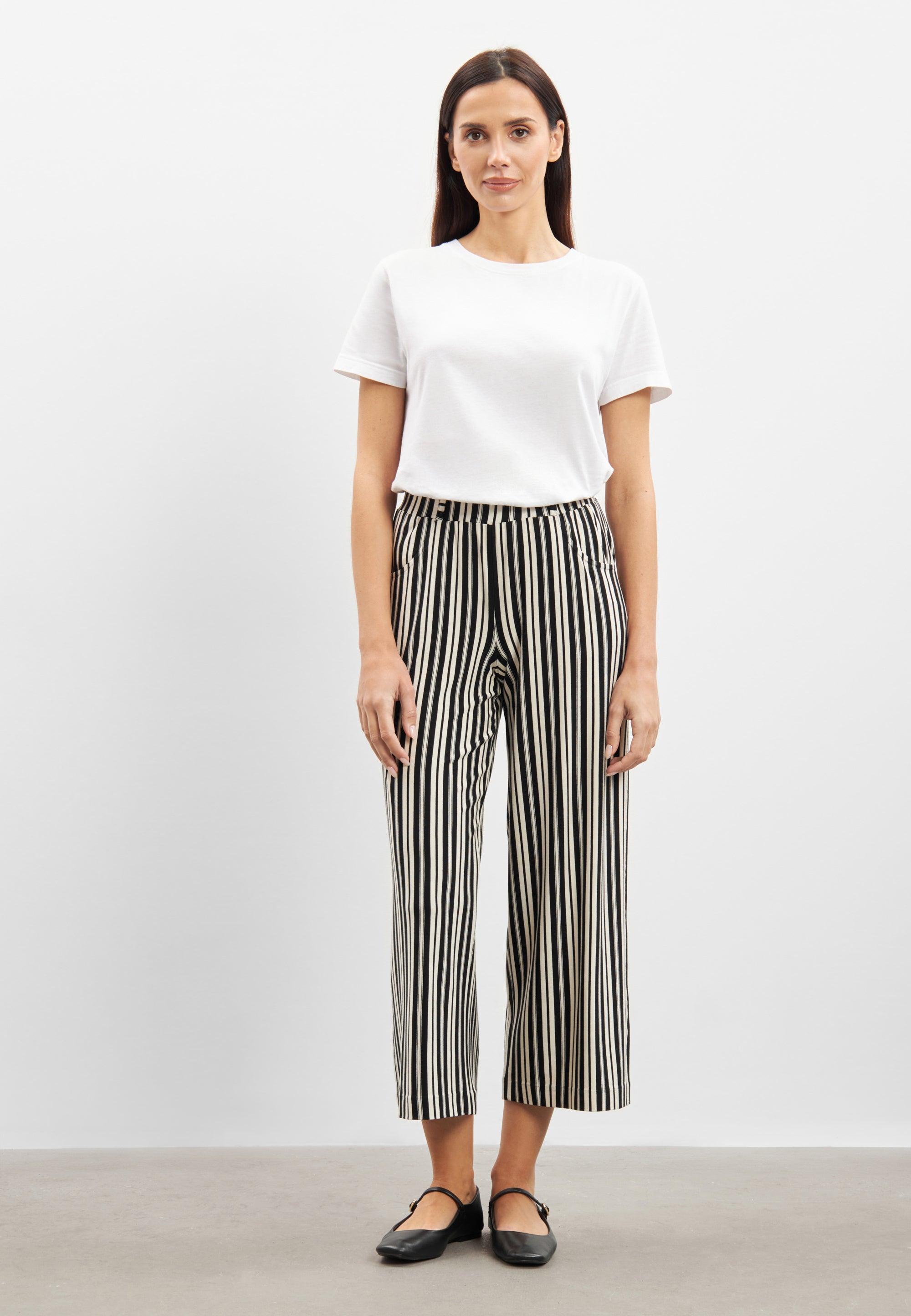 LAURIE Donna Loose Crop Loose 99139 Elegant Stripe