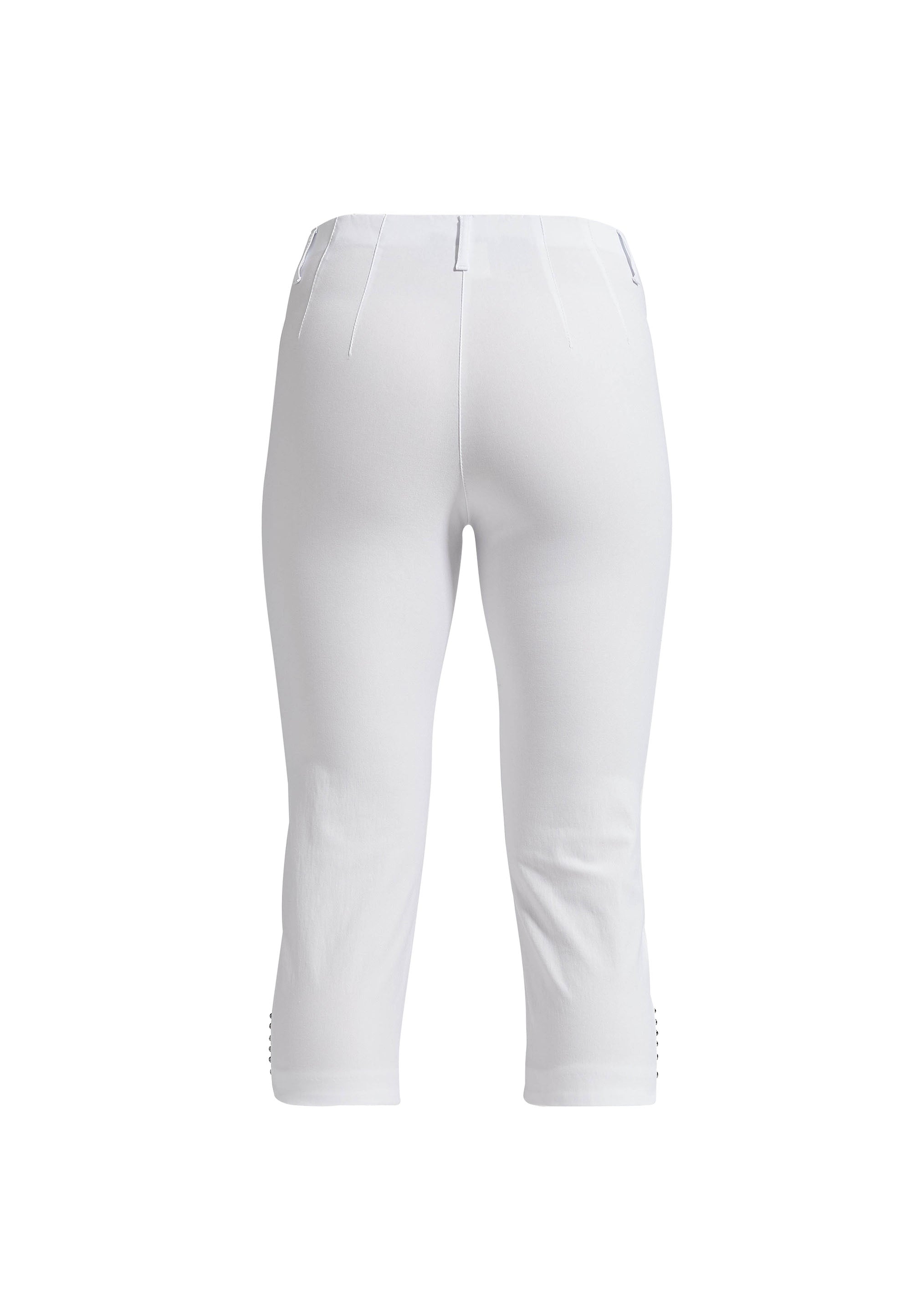 LAURIE Dora Regular Capri Trousers REGULAR 10970 White