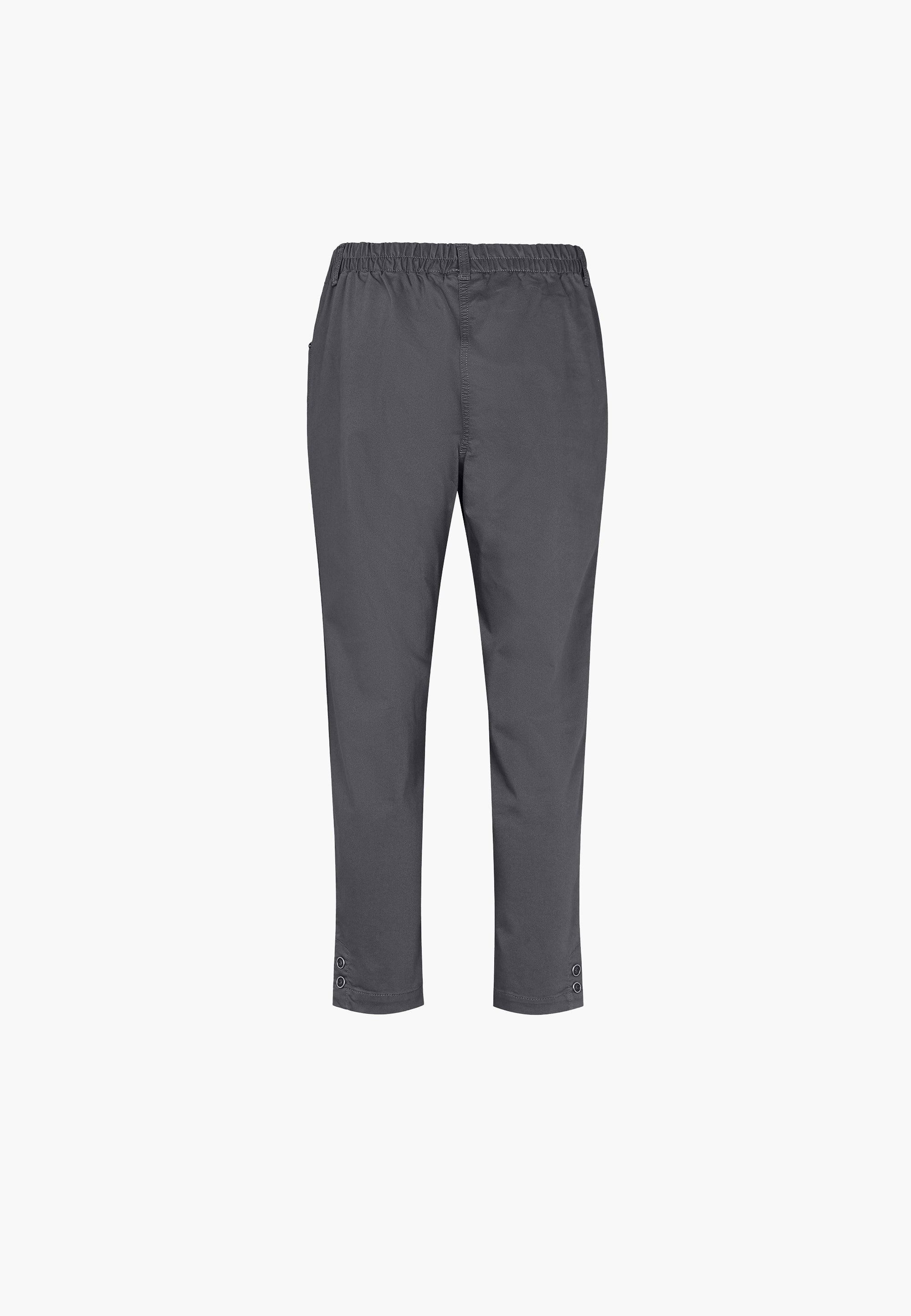 LAURIE Ellie Avslappet - Short Length Trousers RELAXED 97000 Anthracite