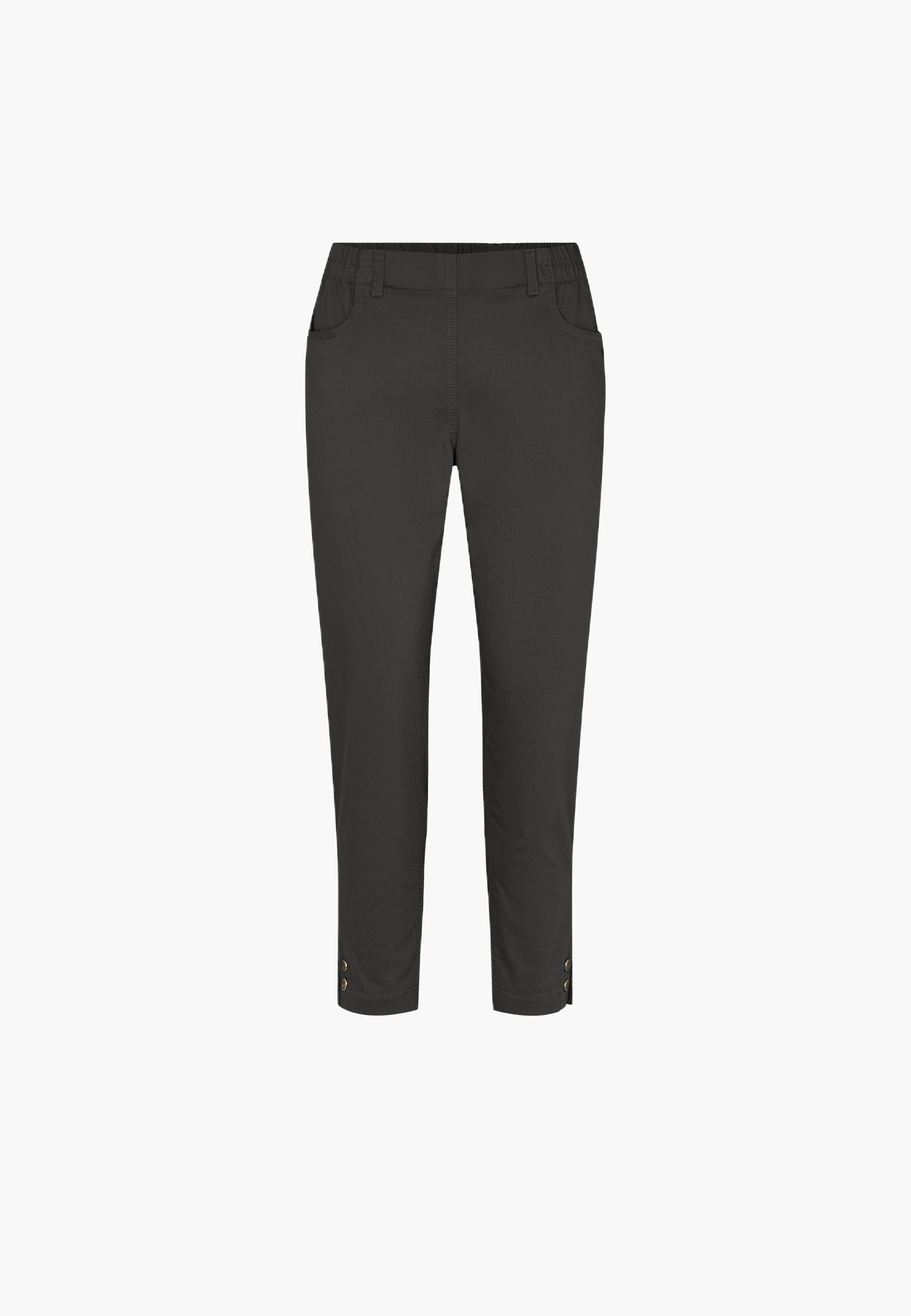 LAURIE Ellie Avslappet - Short Length Trousers RELAXED 99000 Black