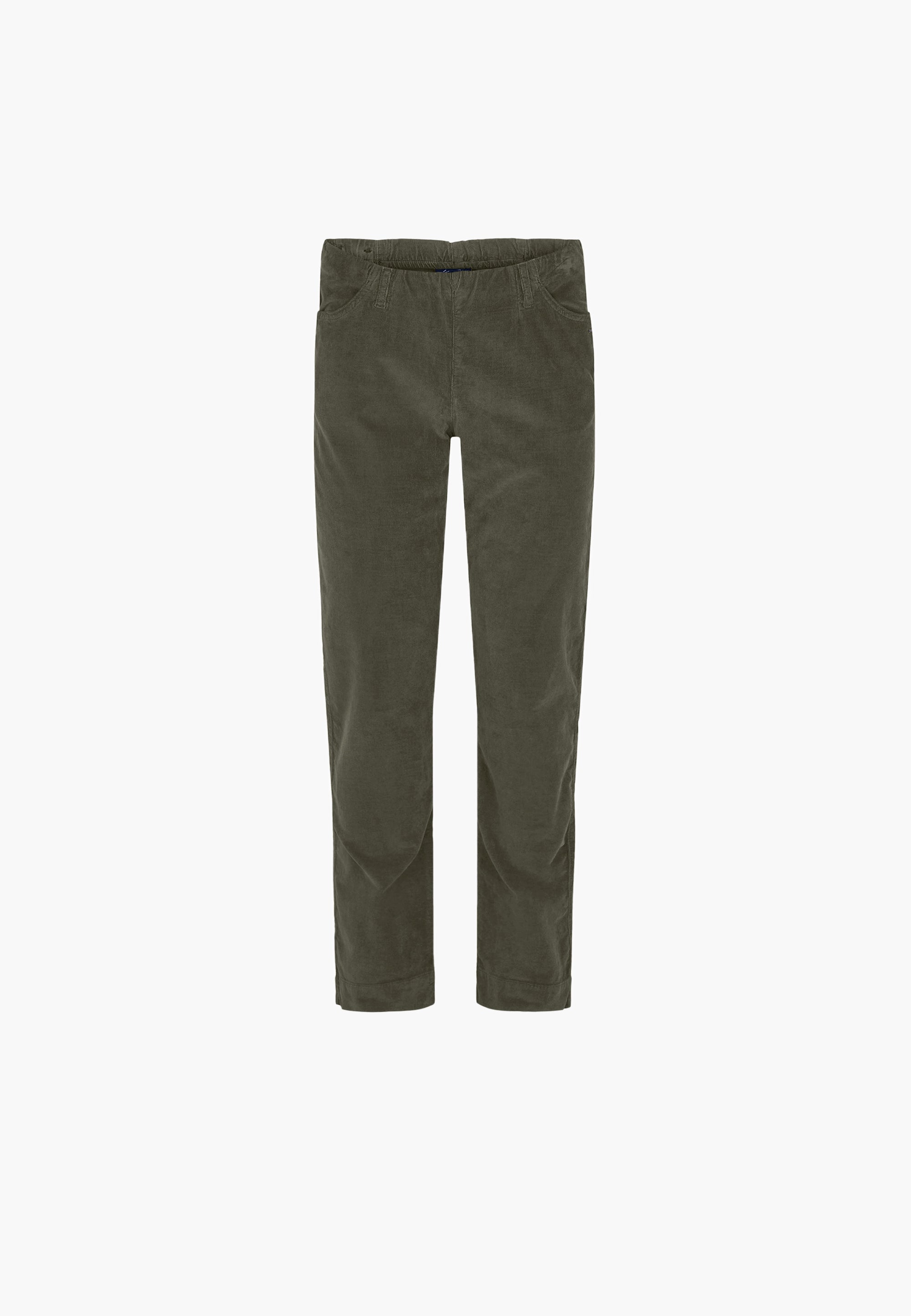 LAURIE  Kelly Regular Fløyel - Short Length Trousers REGULAR 55000 Dried Olive