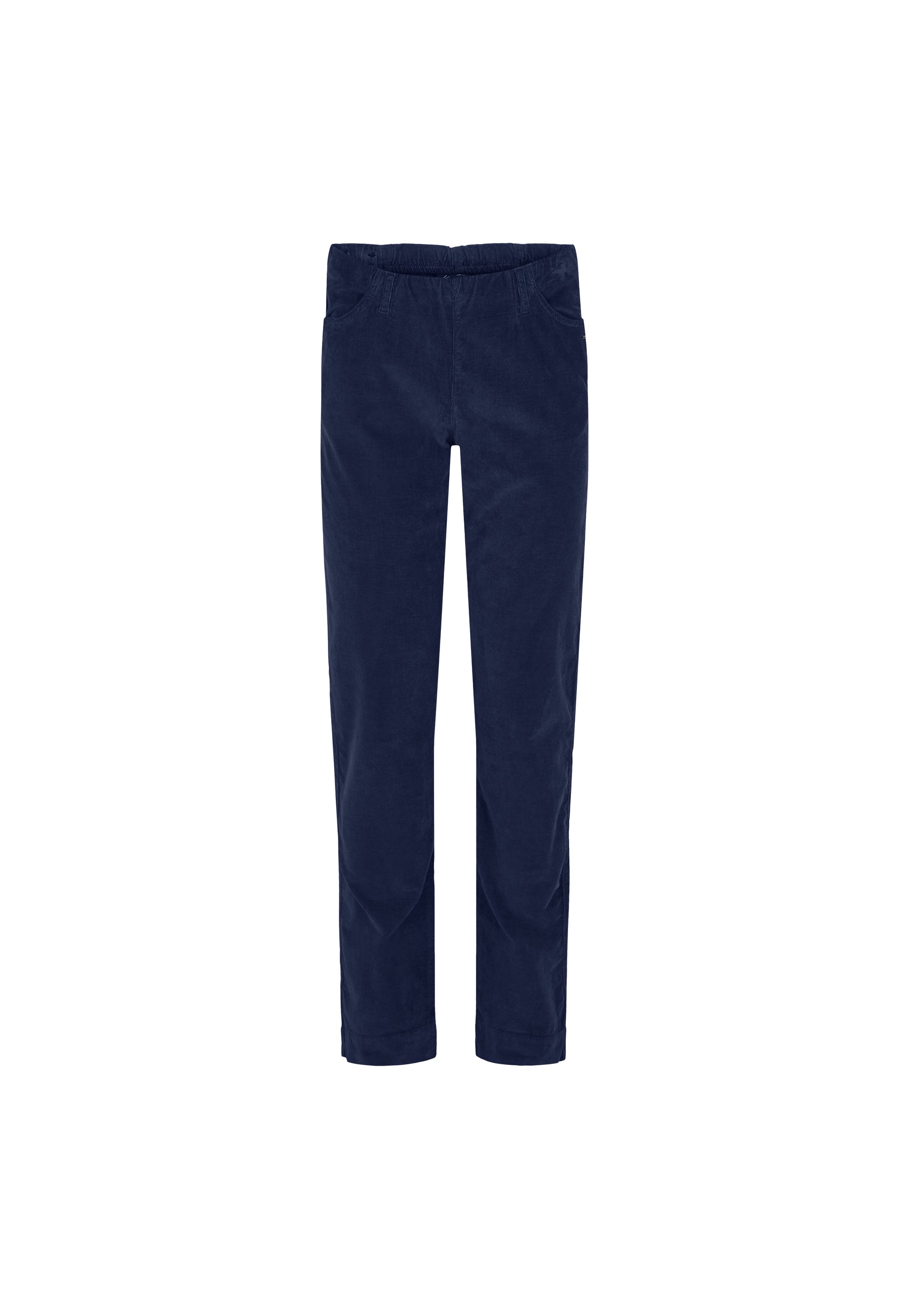 LAURIE  Kelly Regular fløyel - Medium Length Trousers REGULAR 49000 Navy