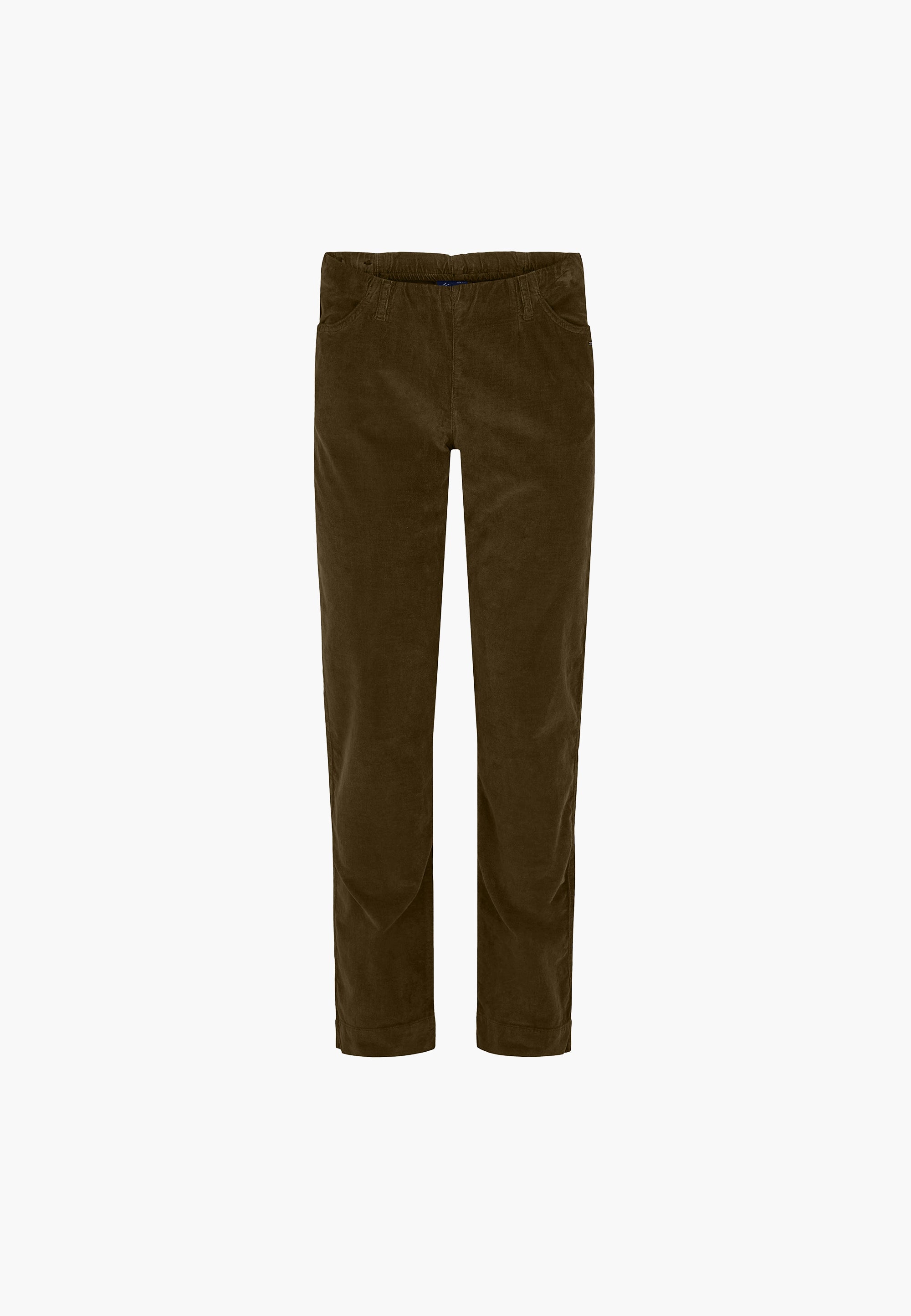 LAURIE  Kelly Regular fløyel - Medium Length Trousers REGULAR 58900 Dark Olive