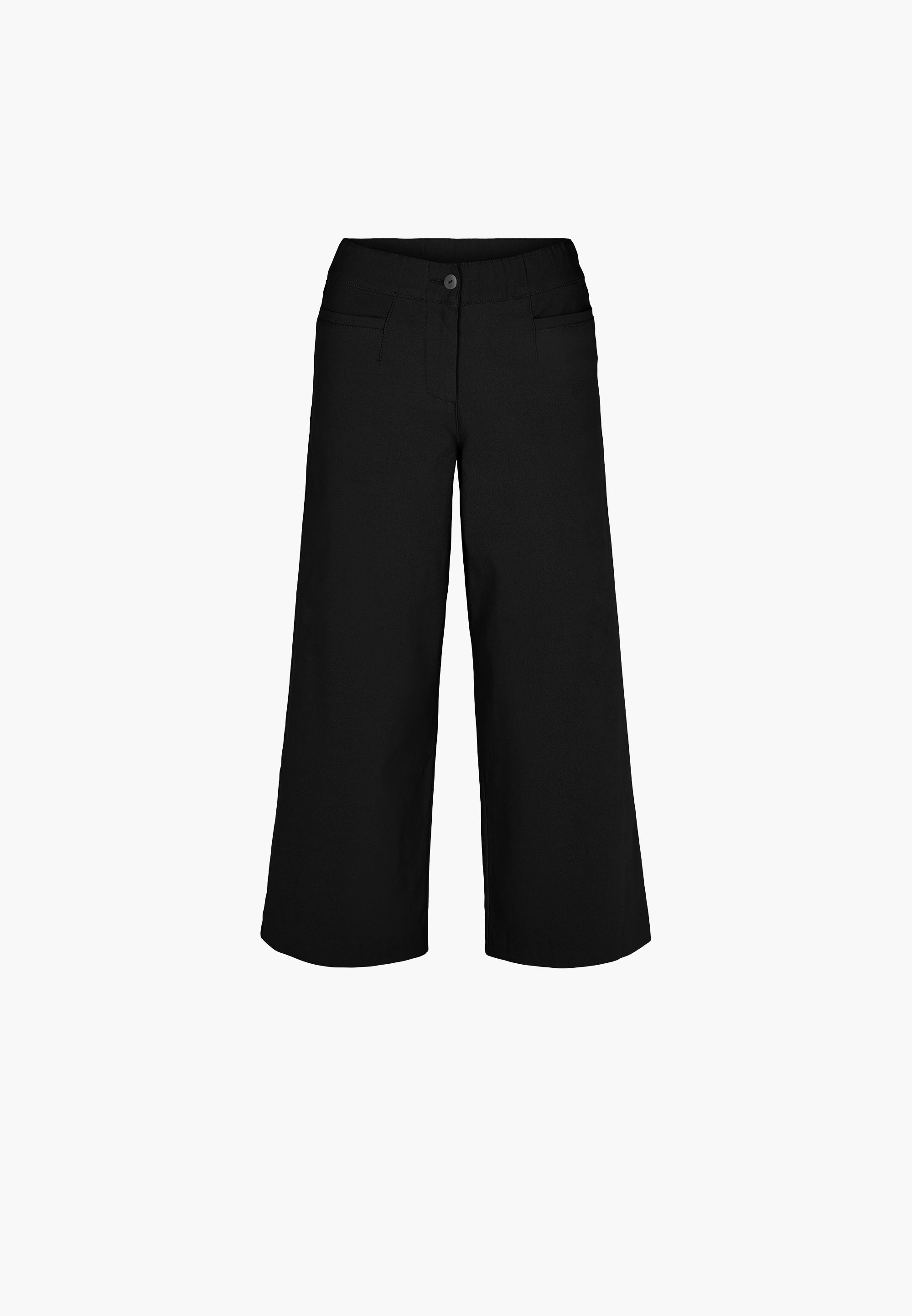 LAURIE Lester Loose Crop Trousers LOOSE 99128 Black