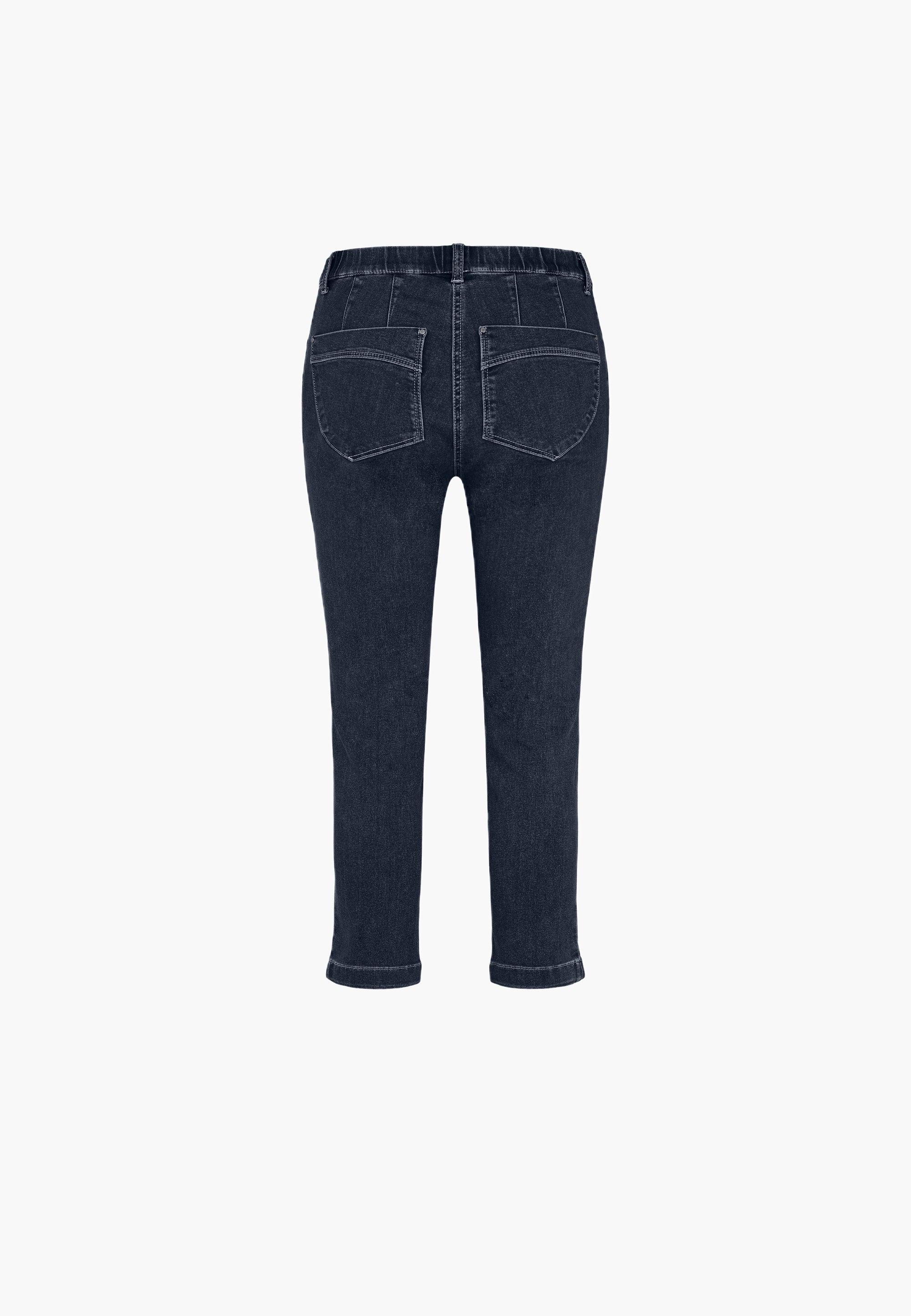 LAURIE Madison Slim Crop Trousers SLIM 49501 Dark Blue Denim