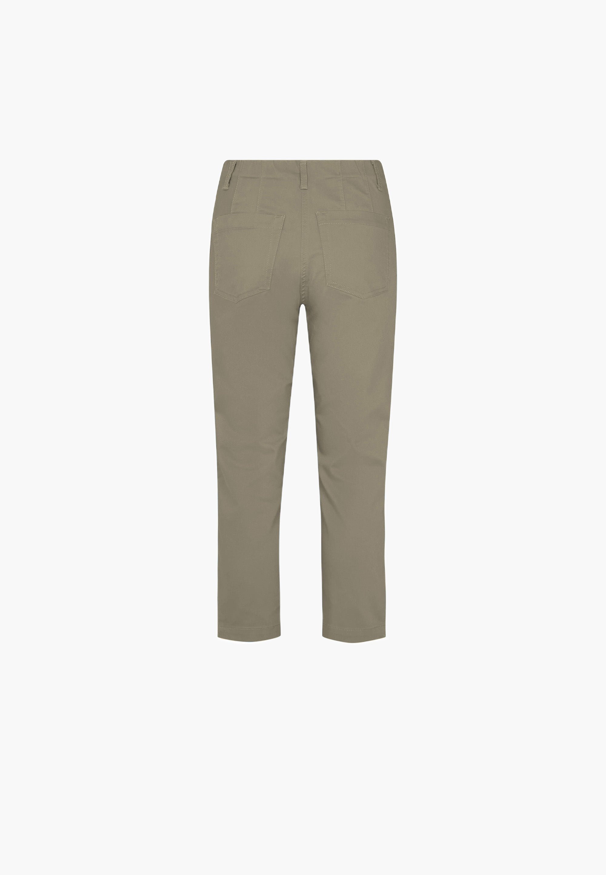 LAURIE Patricia Pure Regular Crop Trousers REGULAR 27000 Dark Sand