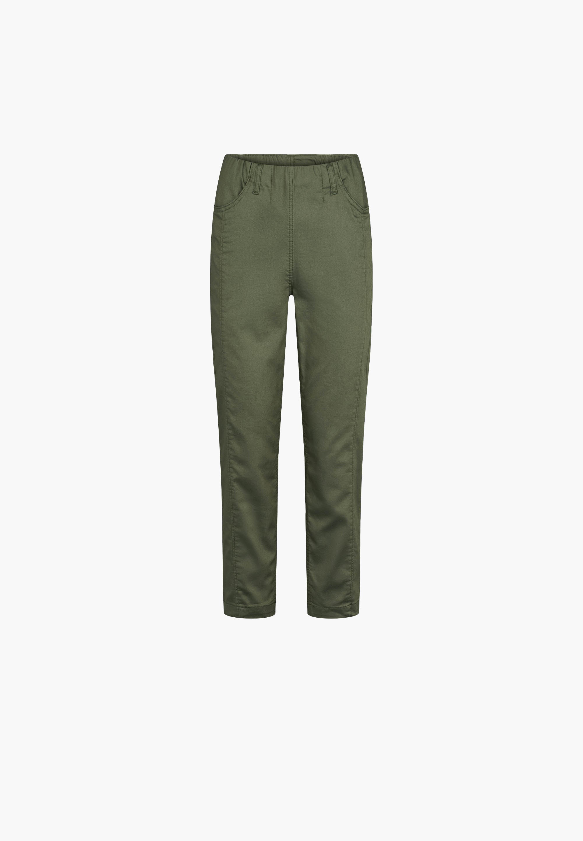 LAURIE Piper Pure Regular Crop Trousers REGULAR 56000 Evergreen