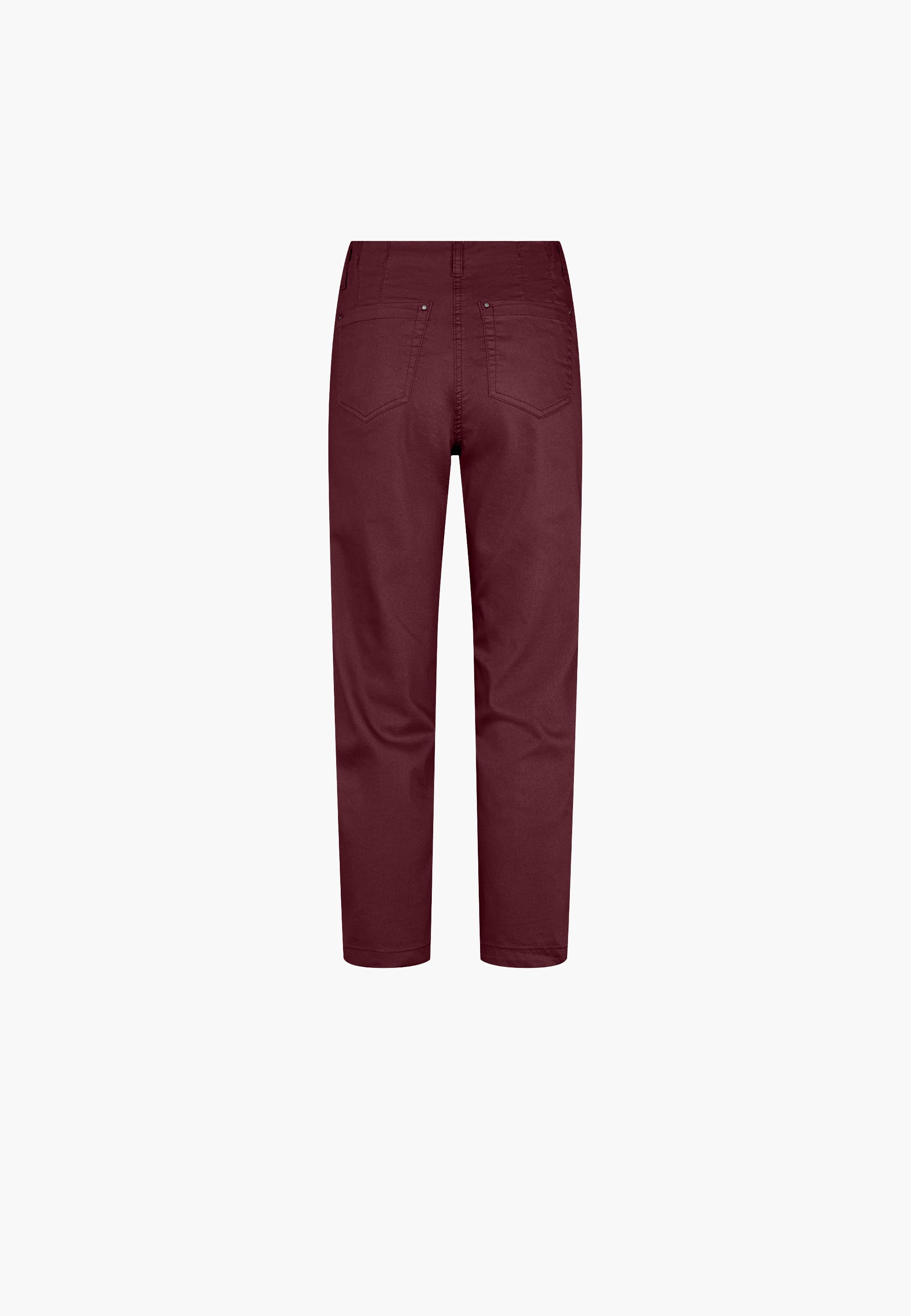 LAURIE Piper Pure Regular Crop Trousers REGULAR 66000 Zinfandel