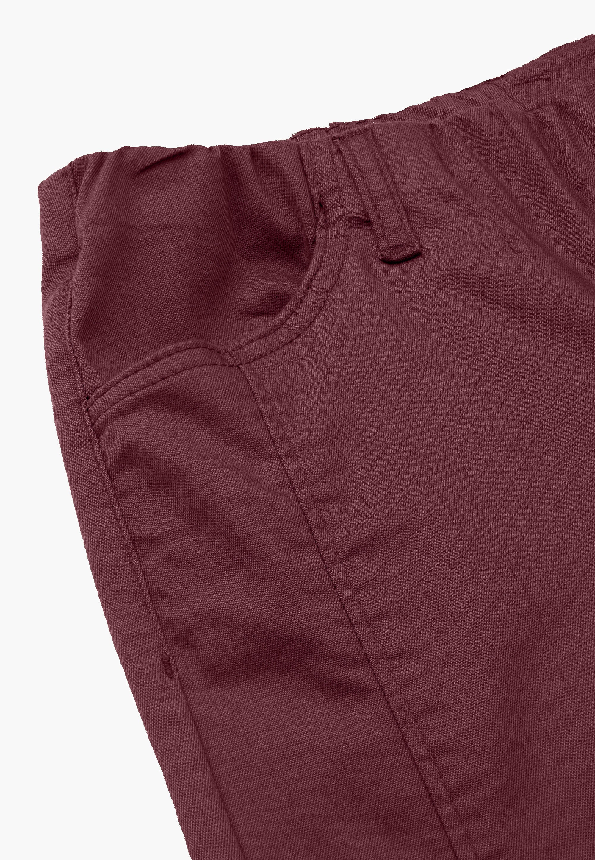 LAURIE Piper Pure Regular Crop Trousers REGULAR 66000 Zinfandel