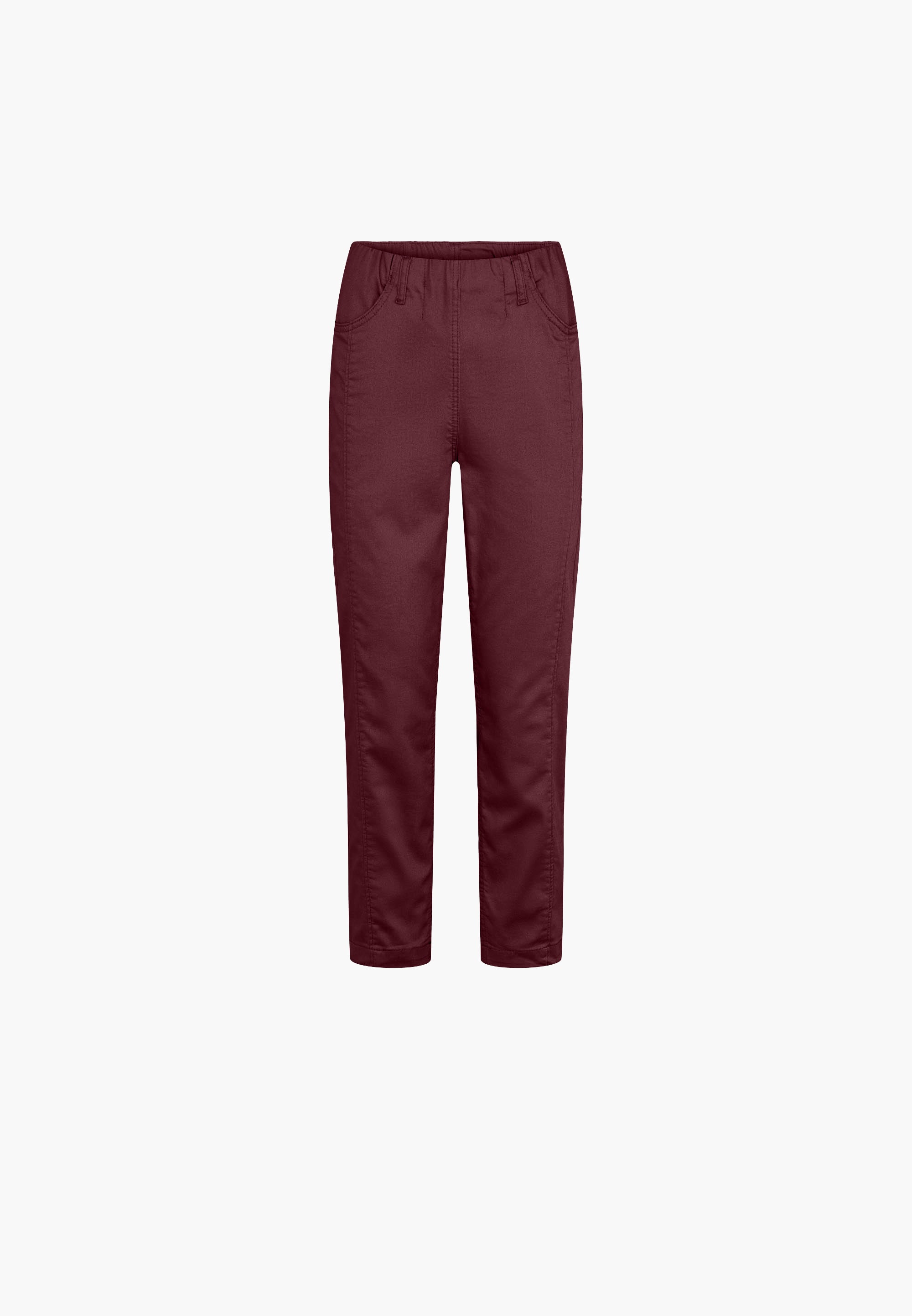 LAURIE Piper Pure Regular Crop Trousers REGULAR 66000 Zinfandel