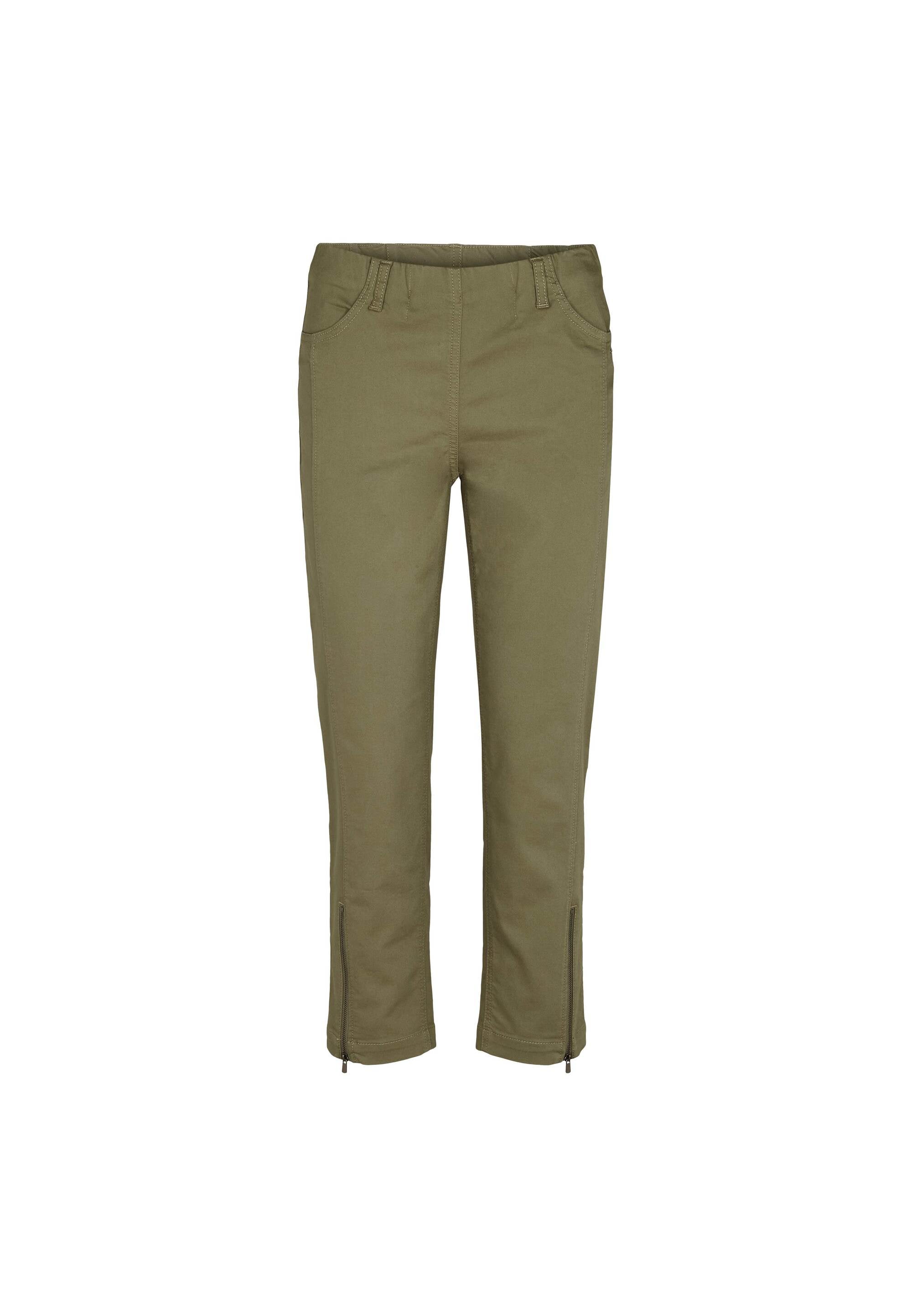 LAURIE  Piper Regular Crop Trousers REGULAR 55104 Khaki
