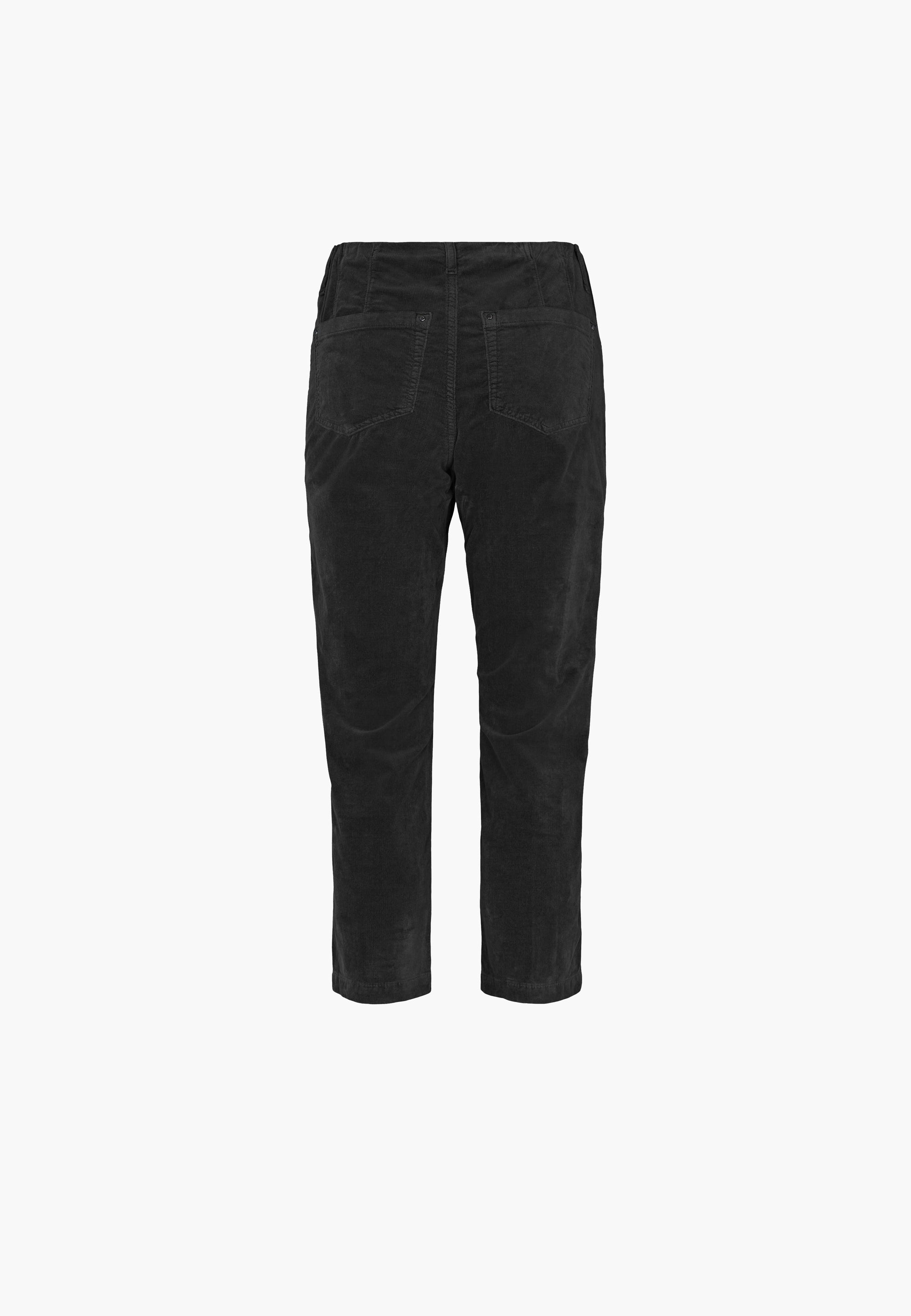 LAURIE  Piper Regular Fløyel Crop Trousers REGULAR 99000 Black