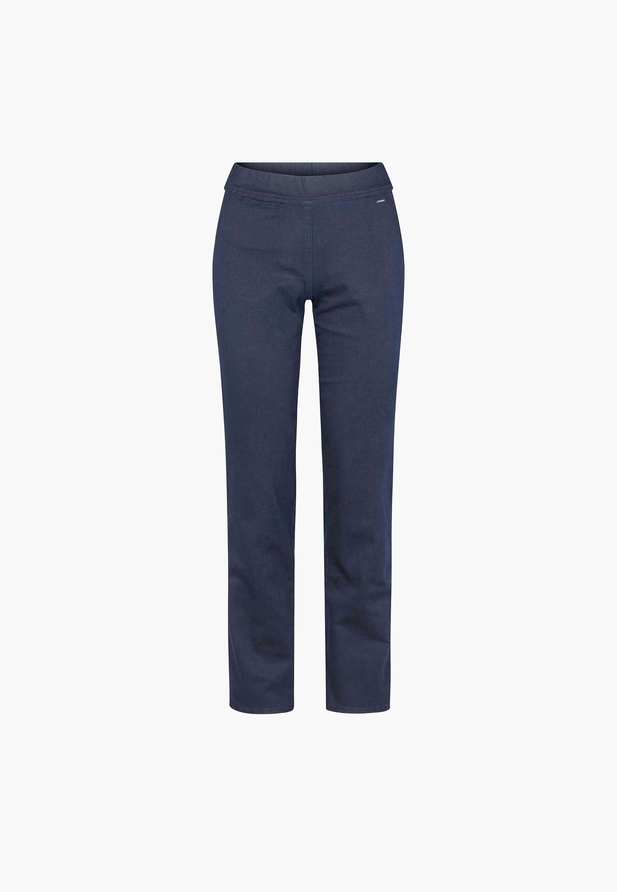 LAURIE  Serene Regular - Medium Length Trousers REGULAR 49520 Dark Blue Denim