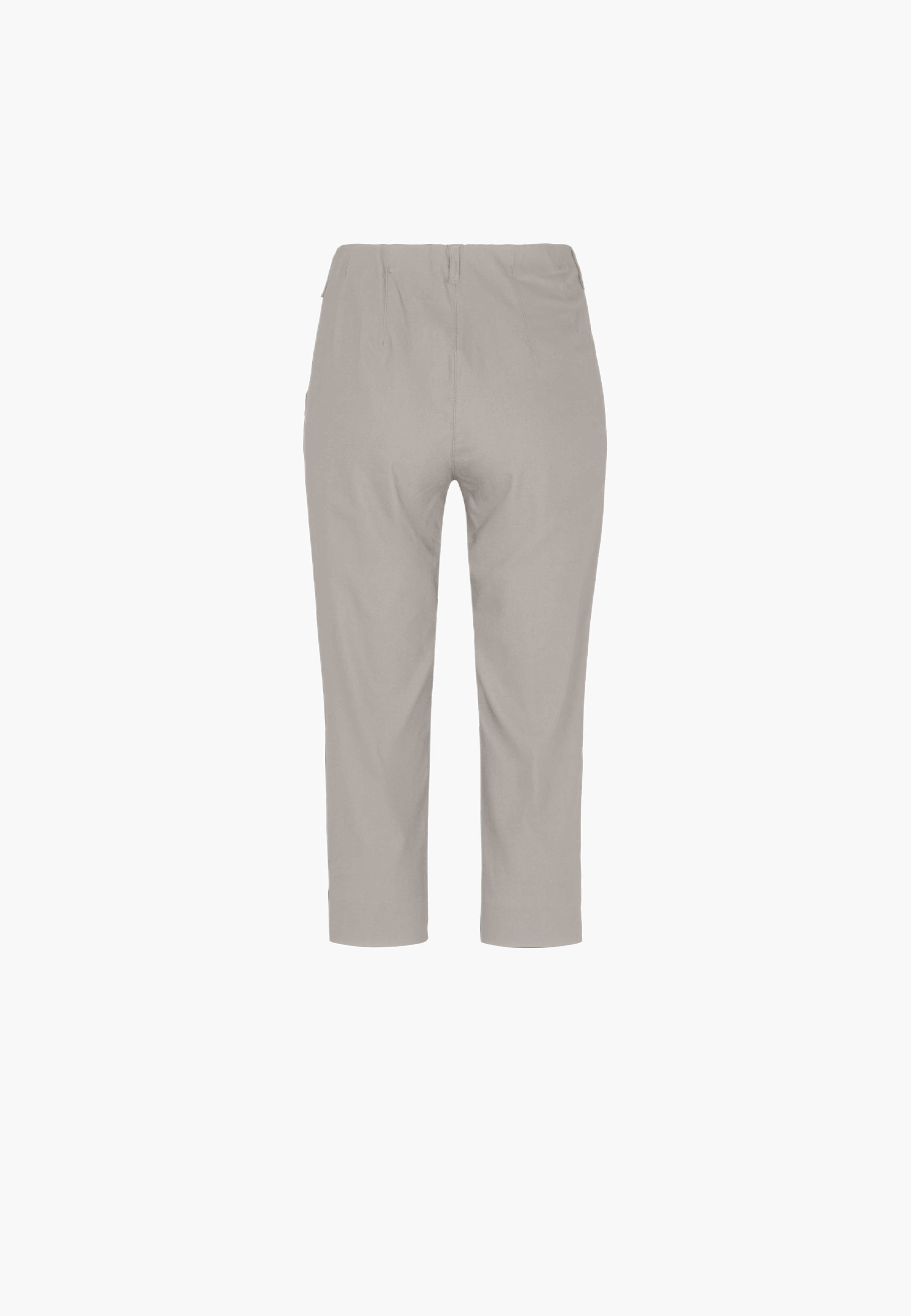 LAURIE Taylor Regular Capri Medium Length Trousers REGULAR 25000 Grey Sand